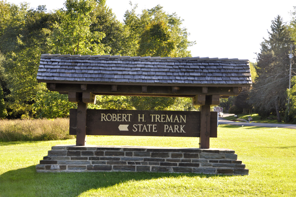 Robert H Treman State Park sign